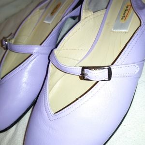 Talbot's Shoes Lavender Leather Slingback 8